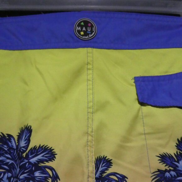 MAUI AND SONS | small | Blue and Yellow Swim Shorts - Trunks - Picture 12 of 16